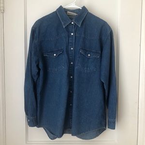 Blue Star Unisex Chambray Shirt